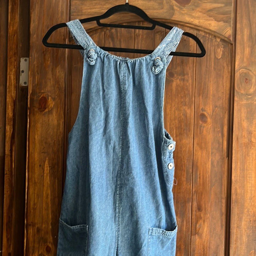 Girls lucky brand denim romper size large